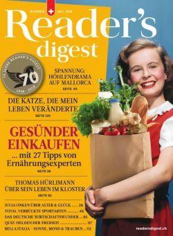 Reader’s Digest Schweiz – 12 Juli 2018