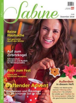 SABINE-Magazin – 23 November 2018