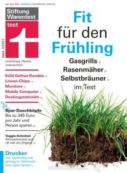 Stiftung Warentest Testmagazin – April 2023