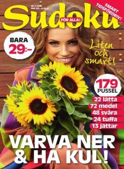 Sudoku fOr alla – 28 augusti 2018