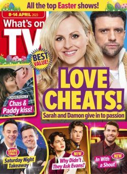 What’s on TV – 08 April 2023