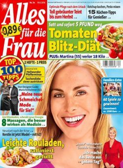 Alles fur die Frau – 19 August 2016