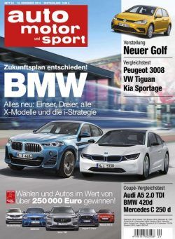 Auto Motor und Sport – 10 November 2016