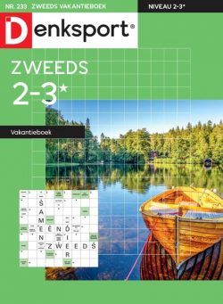 Denksport Zweeds 2-3 vakantieboek – 27 april 2023