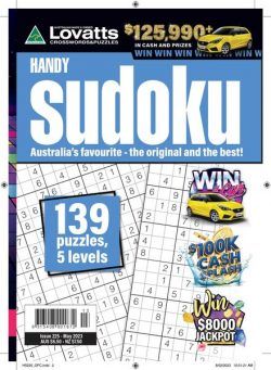 Lovatts Handy Sudoku – May 2023