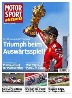 MOTORSPORT aktuell – 12 Juli 2018