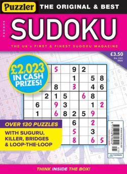 Puzzler Sudoku – May 2023