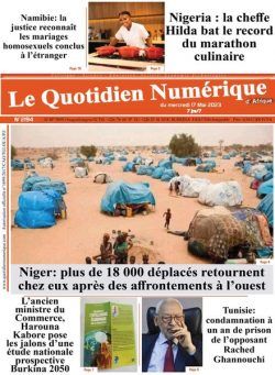 Quotidien Numerique d’Afrique – 17 mai 2023