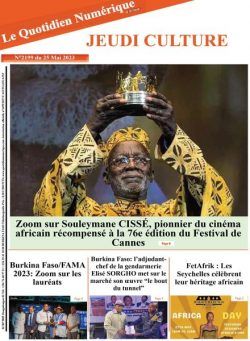 Quotidien Numerique d’Afrique – 25 mai 2023