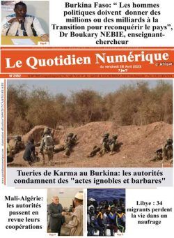 Quotidien Numerique d’Afrique – 28 avril 2023