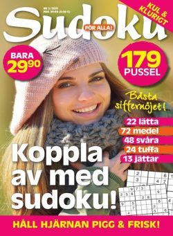 Sudoku fOr alla – 19 februari 2019