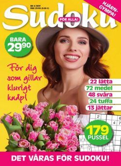 Sudoku fOr alla – 26 mars 2019