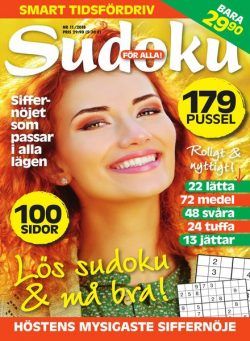 Sudoku for alla – oktober 2018