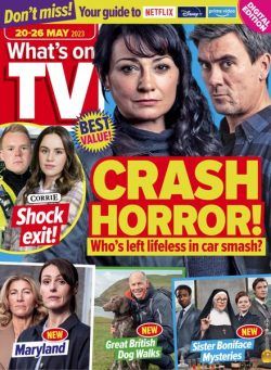 What’s on TV – 20 May 2023