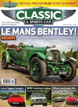 Classic & Sports Car – August 2015