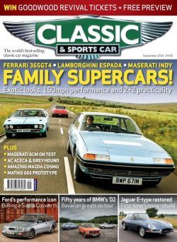 Classic & Sports Car – August 2016