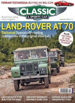 Classic & Sports Car – August 2018