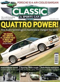 Classic & Sports Car – September 2016