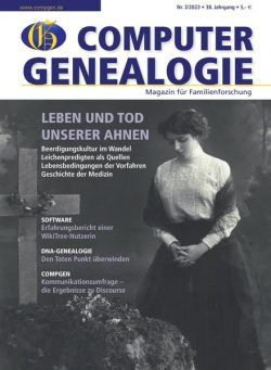 Computergenealogie – Juni 2023