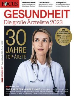 Focus Gesundheit – N 03 2023