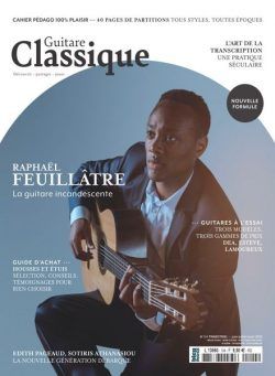 Guitare Classique – Juin-Aout 2023