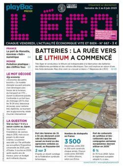 L’ECO – 02 juin 2023