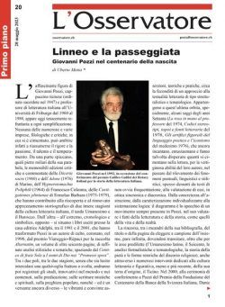 L’Osservatore – 20 maggio 2023