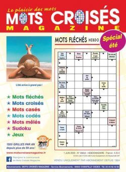 Mots Croises Magazine – 01 juin 2023