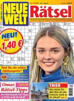 Neue Welt Ratsel – 21 Juni 2023