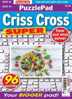 PuzzleLife PuzzlePad Criss Cross Super – 15 June 2023