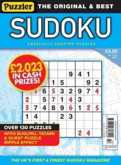 Puzzler Sudoku – June 2023