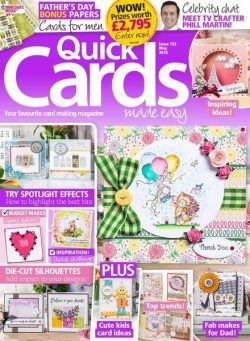 Quick Cards Made Easy – April 2016