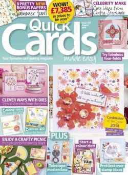 Quick Cards Made Easy – July 2014