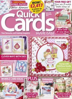 Quick Cards Made Easy – October 2014