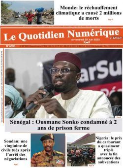 Quotidien Numerique d’Afrique – 02 juin 2023