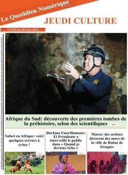 Quotidien Numerique d’Afrique – 08 juin 2023