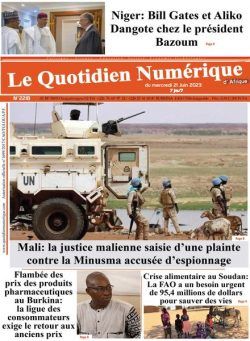 Quotidien Numerique d’Afrique – 21 juin 2023