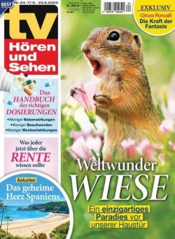 TV Horen und Sehen – 09 Juni 2023