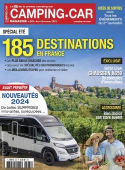 Camping-Car Magazine – Aout-Septembre 2023