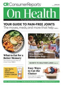 Consumer Reports on Health – August 2023