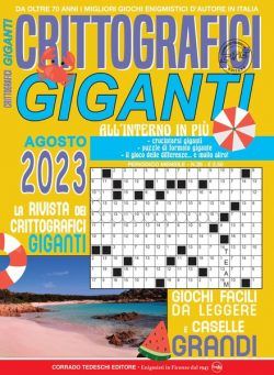 Crittografici Giganti – agosto 2023