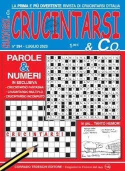 Crucintarsi & Co – luglio 2023