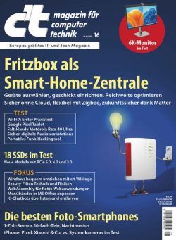 c’t Magazin fur Computertechnik – 30 Juni 2023