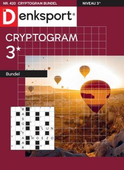 Denksport Cryptogrammen 3 bundel – 20 juli 2023