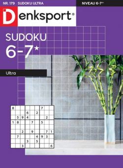 Denksport Sudoku 6-7 ultra – 15 juni 2023