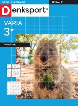 Denksport Varia 3 Puzzelvaria – 08 juni 2023