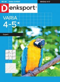 Denksport Varia expert 4-5 – 22 juni 2023