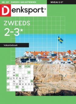 Denksport Zweeds 2-3 vakantieboek – 20 juli 2023