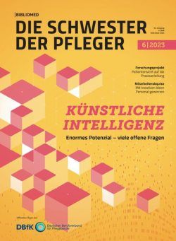 Die Schwester Der Pfleger – Nr 6 2023