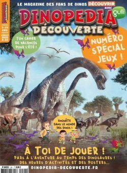 Dinopedia Decouverte – Juillet 2023